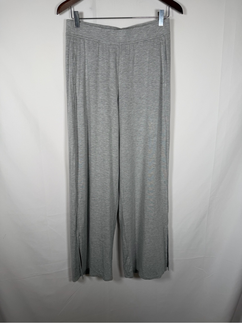 NWT‎ Ellison Light Gray Wide Leg Pants Super Soft